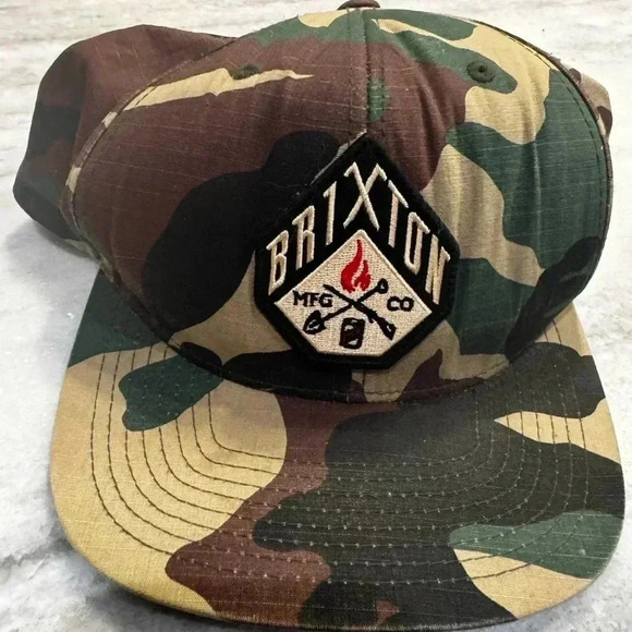Brixton Hat BOGO Hat bundle camo black trucker skater - Picture 3 of 9